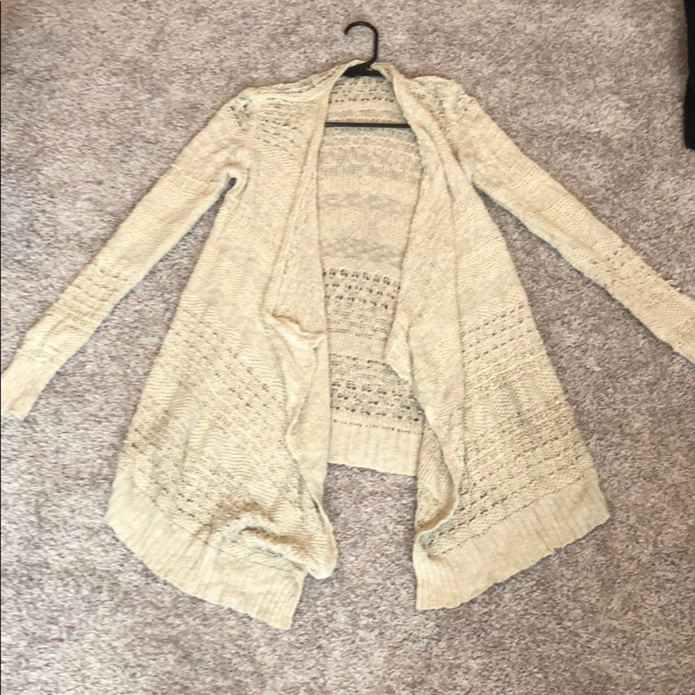 American Eagle crochet cardigan